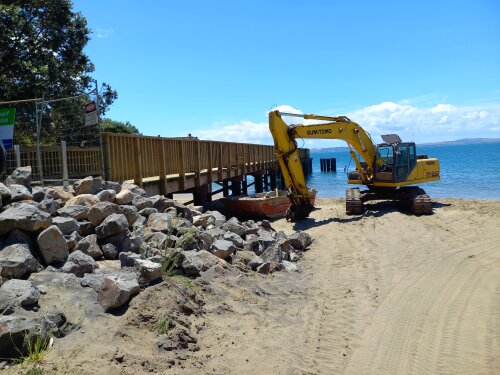 Pouto wharf update - March 2024